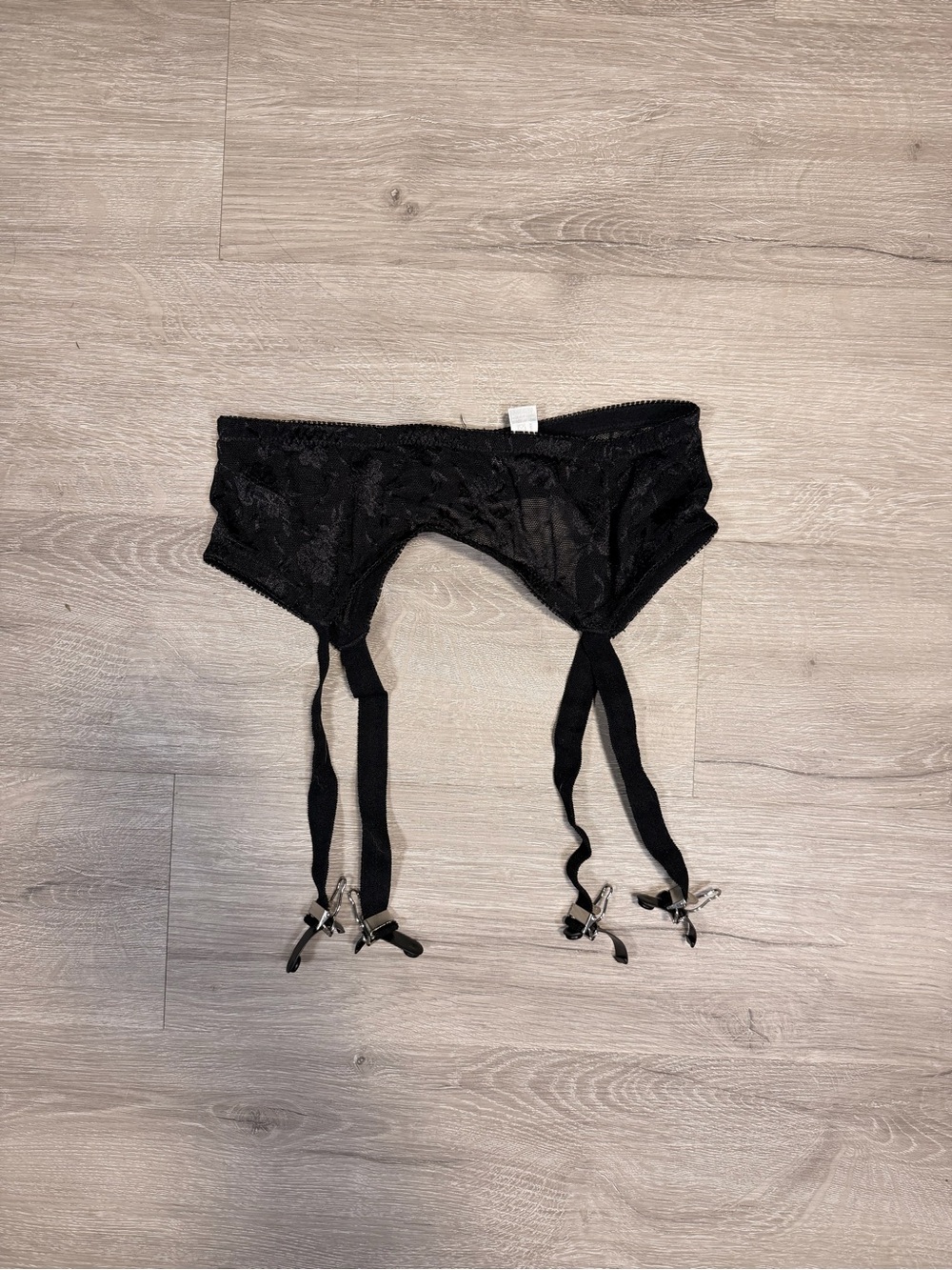 Black Lace Garter Belt - Kids Bottoms